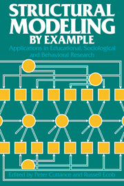 Structural Modeling by Example; Applications in Educational, Sociological, and Behavioral Research (Hardback) 9780521261951