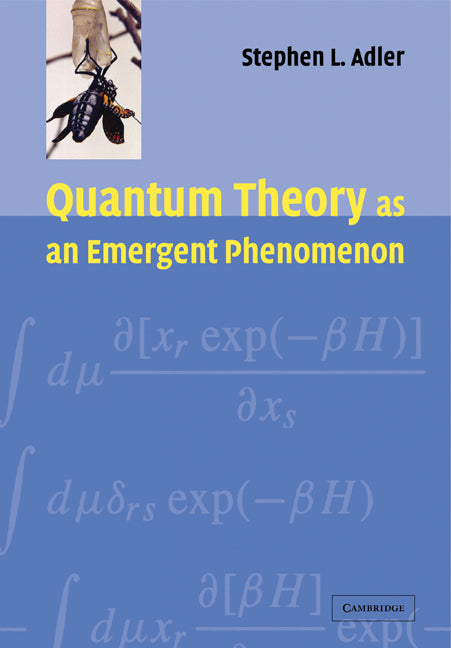 Quantum Theory as an Emergent Phenomenon; The Statistical Mechanics of Matrix Models as the Precursor of Quantum Field Theory (Paperback) 9780521115971