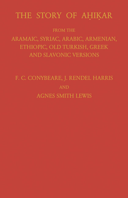 Story of Ahikar (Paperback) 9780521117432
