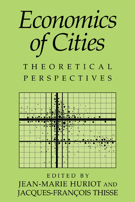 Economics of Cities; Theoretical Perspectives (Paperback) 9780521118279