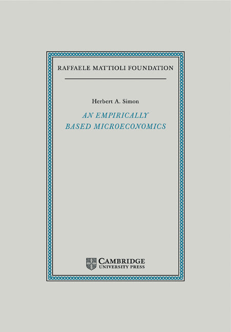 An Empirically-Based Microeconomics (Paperback) 9780521118361