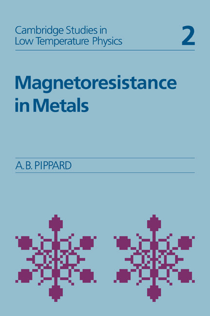 Magnetoresistance in Metals (Paperback) 9780521118804