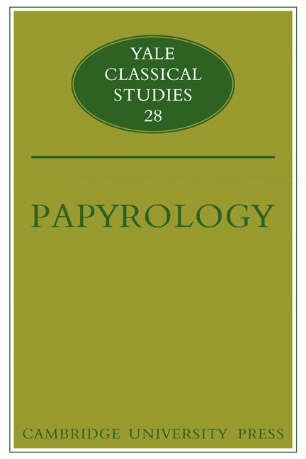 Papyrology (Paperback) 9780521119191