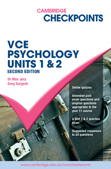 Cambridge Checkpoints VCE Psychology Units 1 and 2 (Paperback) 9780521122078