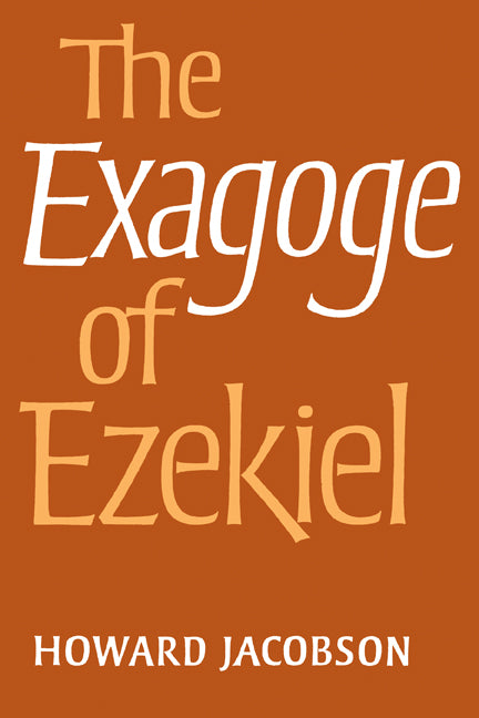 The Exagoge of Ezekiel (Paperback) 9780521122436