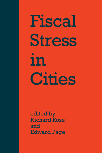 Fiscal Stress in Cities (Paperback) 9780521124072