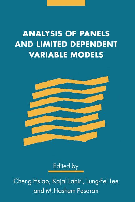 Analysis of Panels and Limited Dependent Variable Models (Paperback) 9780521131001