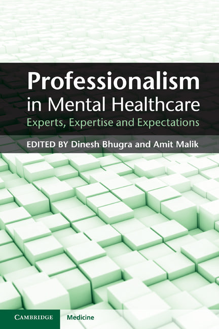 Professionalism in Mental Healthcare; Experts, Expertise and Expectations (Paperback) 9780521131766