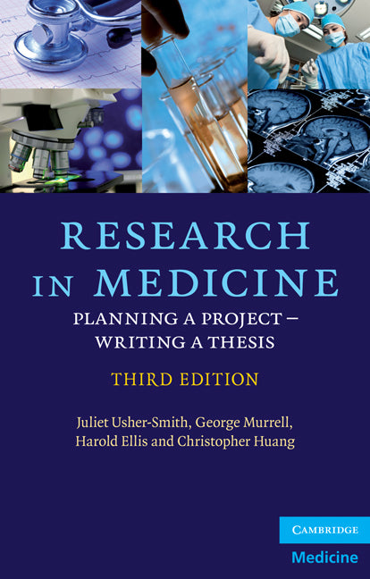 Research in Medicine; Planning a Project – Writing a Thesis (Paperback) 9780521132282