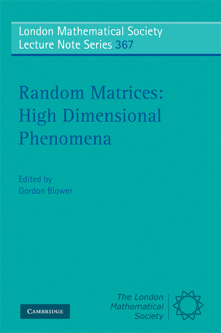 Random Matrices: High Dimensional Phenomena (Paperback) 9780521133128