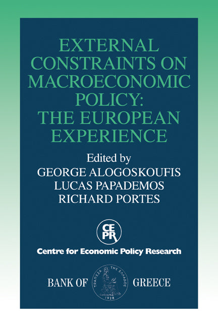 External Constraints on Macroeconomic Policy (Paperback) 9780521134071