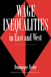 Wage Inequalities in East and West (Paperback) 9780521134149