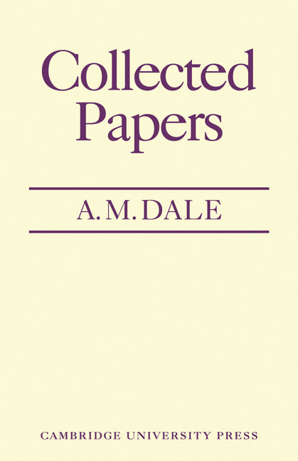 Collected Papers (Paperback) 9780521134682