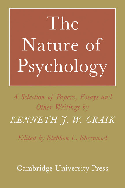 The Nature of Psychology (Paperback) 9780521134804