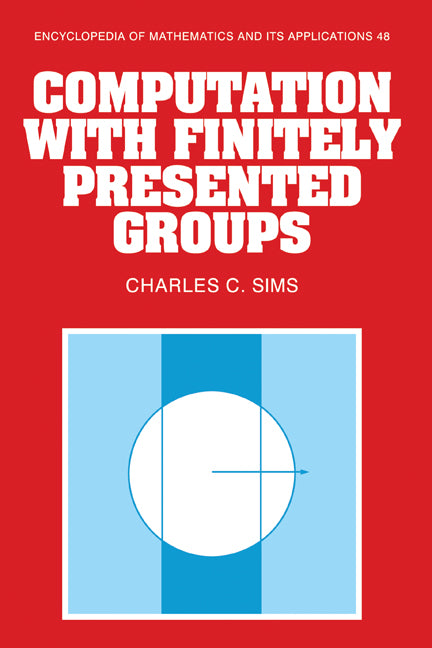 Computation with Finitely Presented Groups (Paperback) 9780521135078