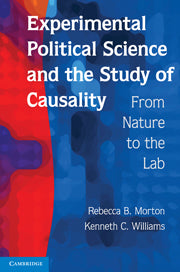 Experimental Political Science and the Study of Causality; From Nature to the Lab (Hardback) 9780521199667
