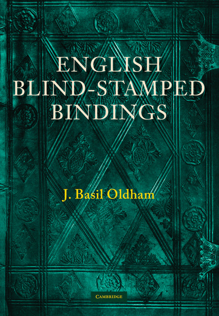 English Blind Stamped Bindings (Paperback) 9780521136648