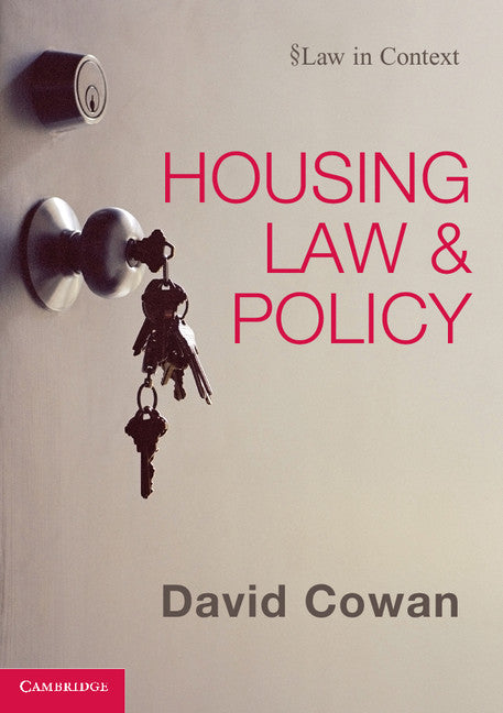 Housing Law and Policy (Paperback) 9780521137195