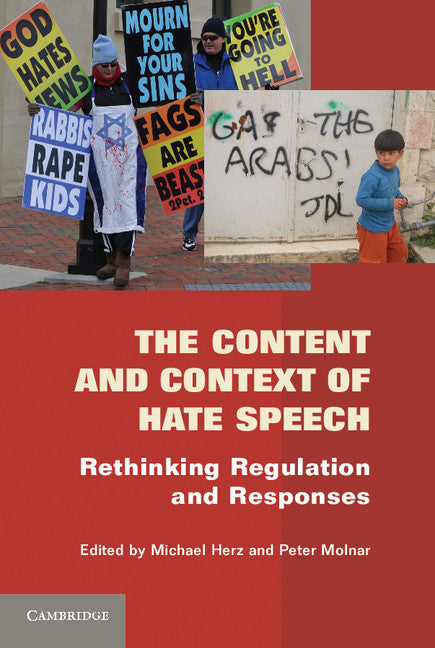 The Content and Context of Hate Speech; Rethinking Regulation and Responses (Paperback) 9780521138369