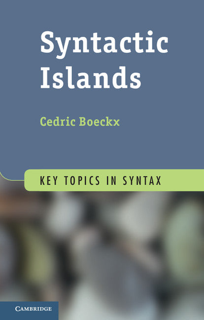 Syntactic Islands (Paperback) 9780521138789