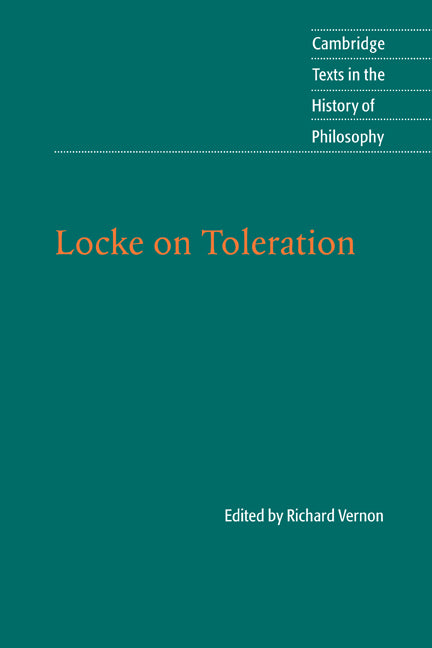 Locke on Toleration (Paperback) 9780521139694