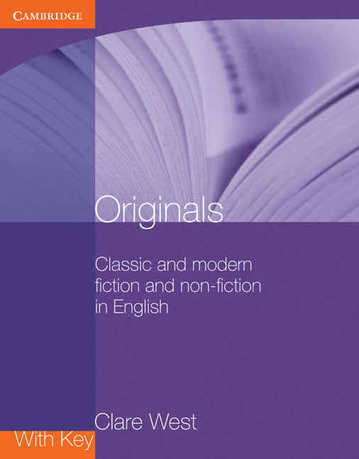 Originals with Key; Classic and Modern Fiction and Non-fiction in English (Paperback) 9780521140508