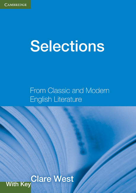 Selections with Key (Paperback) 9780521140836