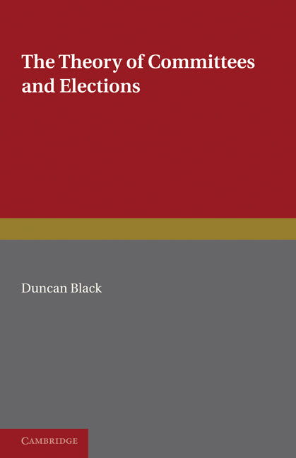 Theory Committees and Elections (Paperback) 9780521141208