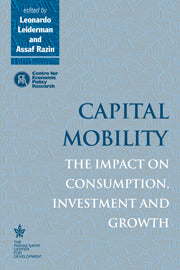 Capital Mobility; The Impact on Consumption, Investment and Growth (Hardback) 9780521454384