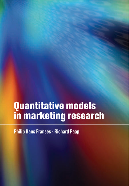 Quantitative Models in Marketing Research (Paperback) 9780521143653