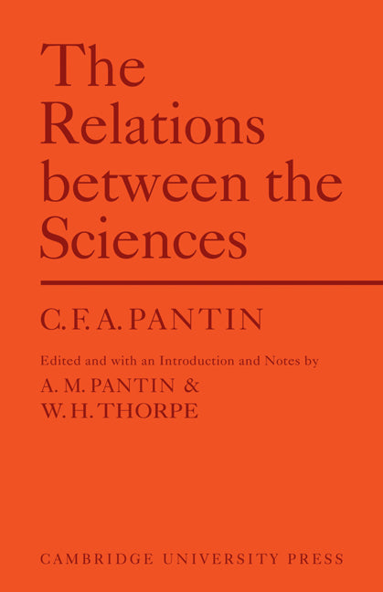 Relations Between Sciences (Paperback) 9780521148153