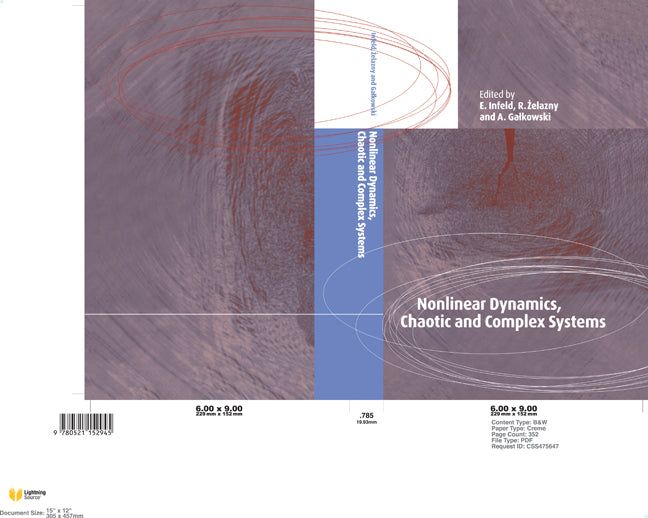 Nonlinear Dynamics, Chaotic and Complex Systems; Proceedings of an International Conference Held in Zakopane, Poland, November 7-12 1995, Plenary Invited Lectures (Paperback) 9780521152945