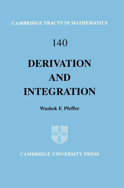 Derivation and Integration (Paperback) 9780521155656