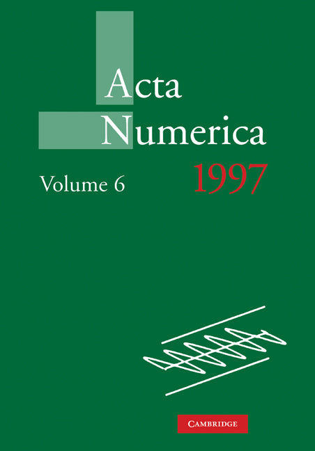 Acta Numerica 1997: Volume 6 (Paperback) 9780521157643