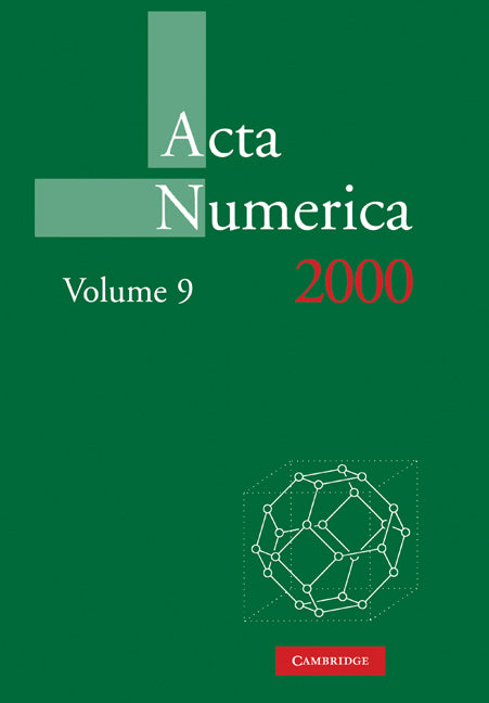 Acta Numerica 2000: Volume 9 (Paperback) 9780521157674