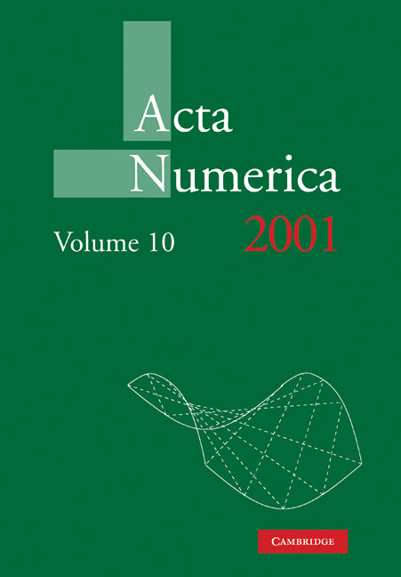 Acta Numerica 2001: Volume 10 (Paperback) 9780521157698