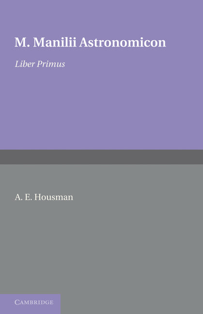 Astronomicon: Volume 1, Liber Primus (Paperback) 9780521169370