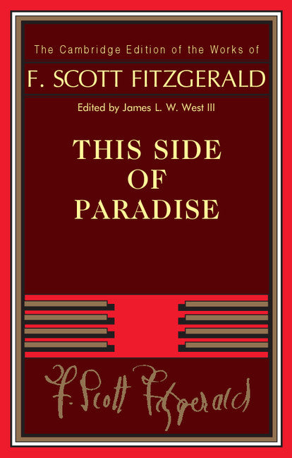 This Side of Paradise (Paperback) 9780521170475