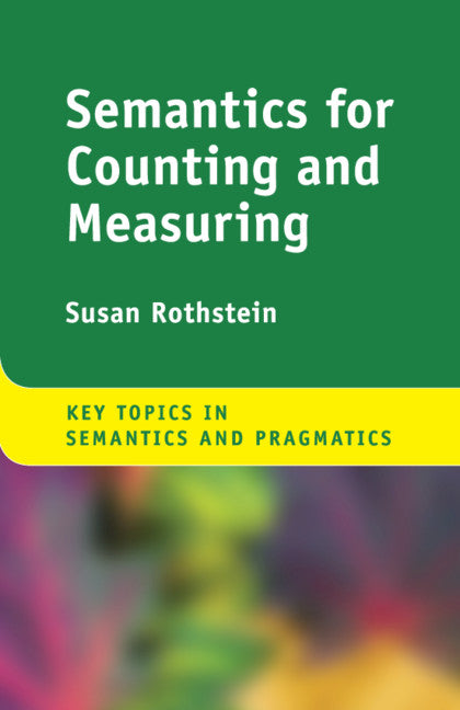 Semantics for Counting and Measuring (Paperback) 9780521171823