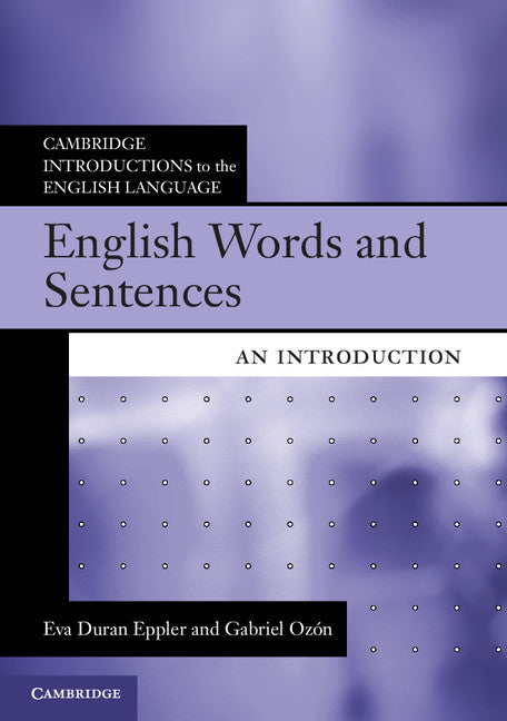 English Words and Sentences; An Introduction (Paperback) 9780521171878
