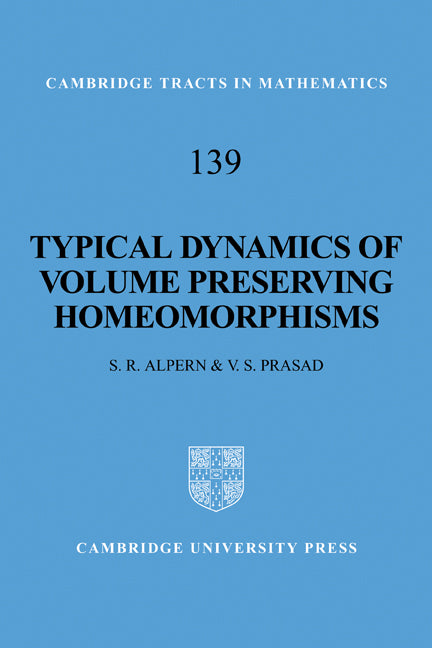 Typical Dynamics of Volume Preserving Homeomorphisms (Paperback) 9780521172431