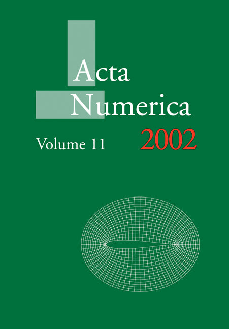 Acta Numerica 2002: Volume 11 (Paperback) 9780521174305