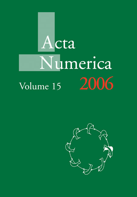 Acta Numerica 2006: Volume 15 (Paperback) 9780521174336