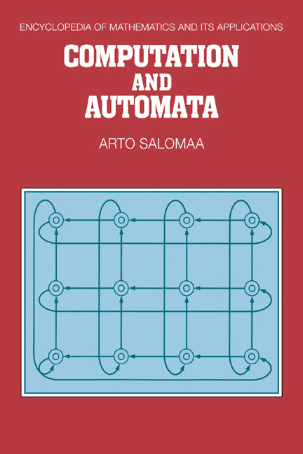 Computation and Automata (Paperback) 9780521177337