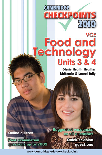 Cambridge Checkpoints VCE Food and Technology Units 3 and 4 2010 (Paperback) 9780521181792