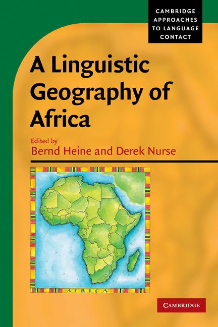 A Linguistic Geography of Africa (Paperback) 9780521182690