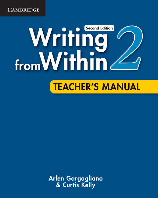 Writing from Within Level 2 Teacher's Manual (Paperback) 9780521188333