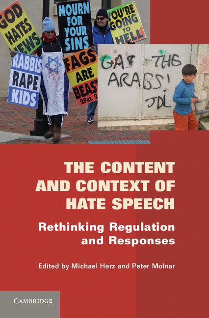 The Content and Context of Hate Speech; Rethinking Regulation and Responses (Hardback) 9780521191098