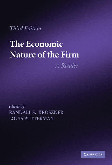 The Economic Nature of the Firm; A Reader (Hardback) 9780521193948