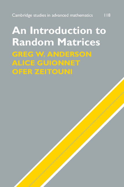 An Introduction to Random Matrices (Hardback) 9780521194525